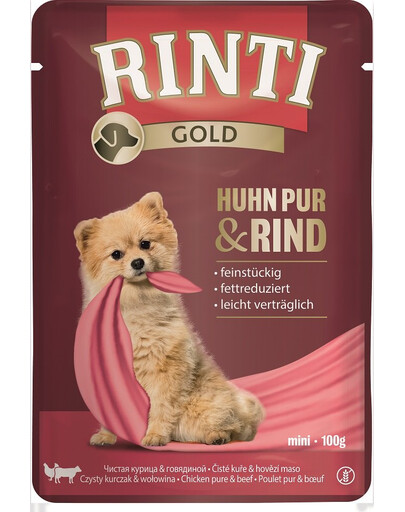 RINTI Chicken Pure&Beef Mini s kuřecím a hovězím masem 100 g