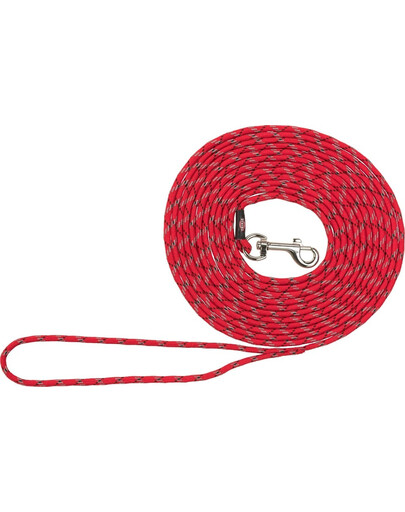 TRIXIE Junior výcvikové vodítko pro štěňata XXS–XS: 8 m/ 4 mm červené