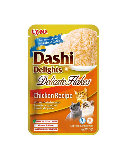 INABA Cat Dashi Delights Delicate Flakes Chicken 40g