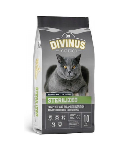 DIVINUS Cat Sterilized pro sterilizované kočky 10 kg