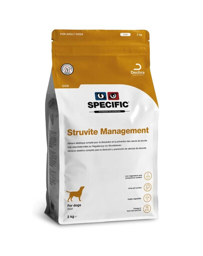SPECIFIC Dog CCD Struvite Management 2 kg antistruvitové krmivo pro psy