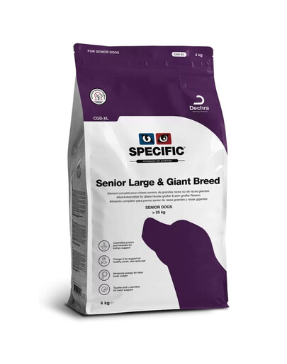 SPECIFIC Dog CGD-XL Senior Large & Giant Breed 4 kg krmivo pro starší psy velkých plemen