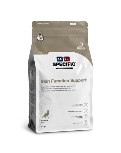SPECIFIC Cat FOD Skin Function Support 2 kg Krmivo pro kočky na podporu kůže a srsti