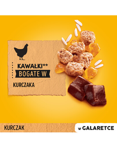 PEDIGREE Junior s kuřecím masem a rýží v želé 100 g x 24