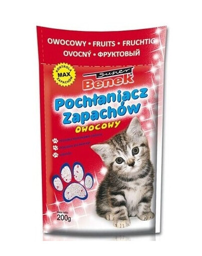 BENEK Sanitizér/Pohlcovač zápachů s vůní ovoce 200 g