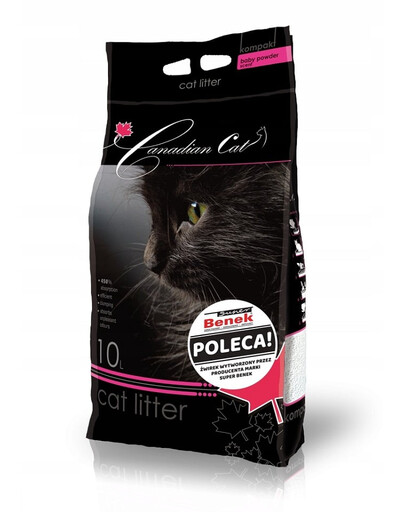BENEK Canadian Cat Baby Powder 10 l Protect Bentonitové stelivo