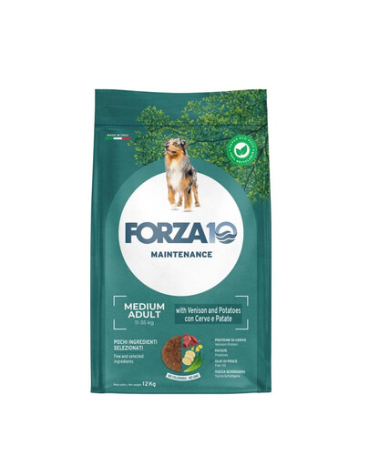 FORZA10 Medium Adult Maintenance Venison Potato pro středně velké psy 12 kg