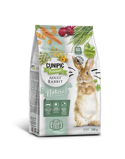 CUNIPIC Premium Adult Rabbit 700g krmivo pro dospělé králíky