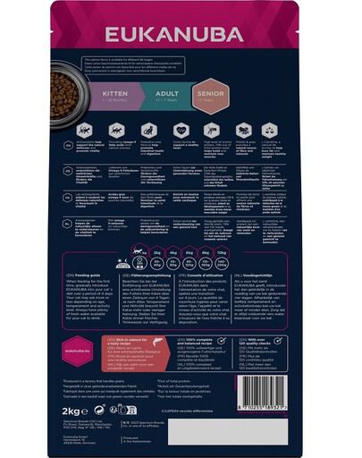 EUKANUBA Grain Free Senior Losos 2 kg pro starší kočky