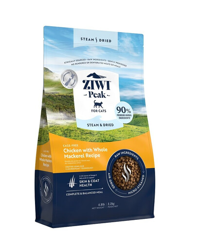 ZIWIPEAK Cat Steam & Dried sušené kuřecí krmivo pro kočky 2,2 kg