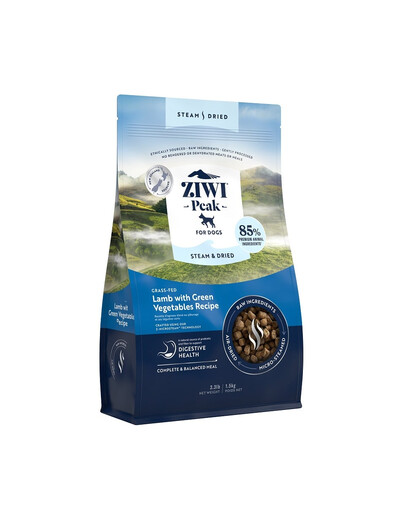 ZIWIPEAK Dog Steam & Dried sušené krmivo pro psy s jehněčím masem 1,5 kg