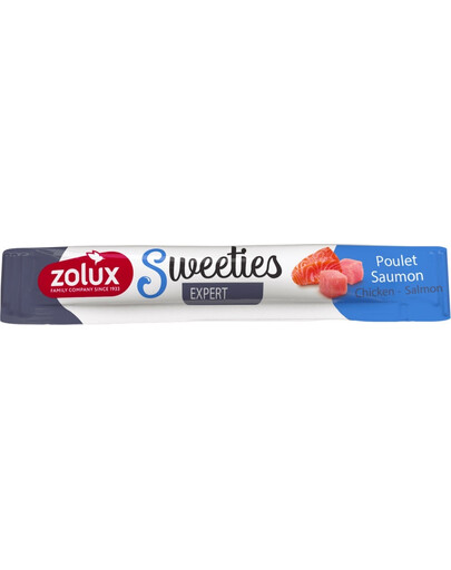 ZOLUX Dog Krémový pamlsek SWEETIES Kuře a Losos 14 g