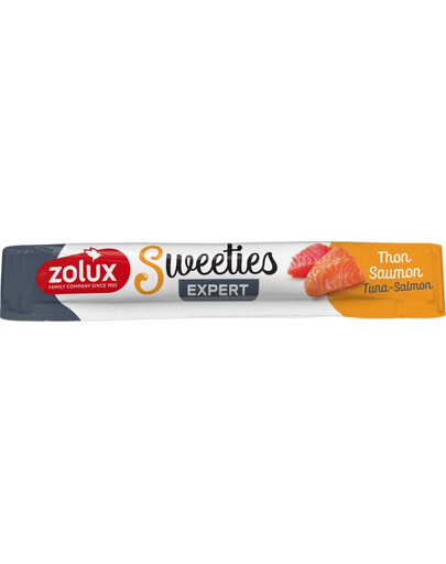 ZOLUX Cat Krémový pamlsek SWEETIES Tuňák a losos 14 g