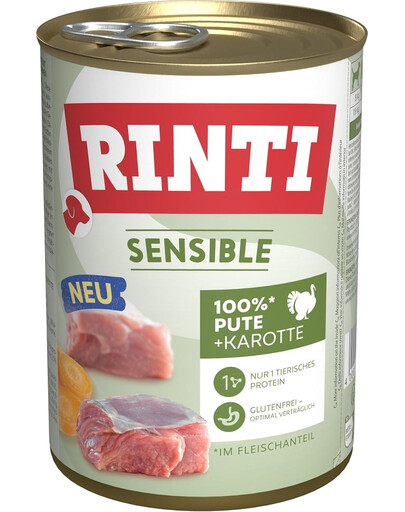 RINTI Sensible Krůtí s mrkví 400 g