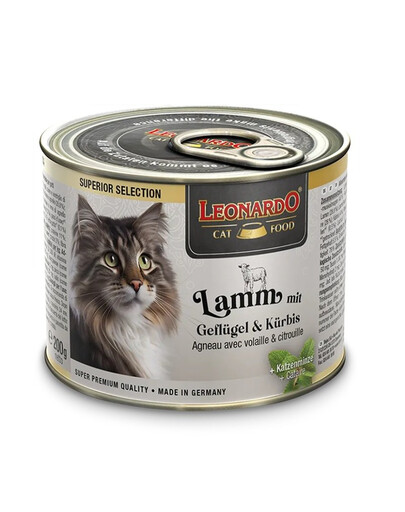 LEONARDO Superior Selection Jehněčí, drůbeží a dýně 200 g