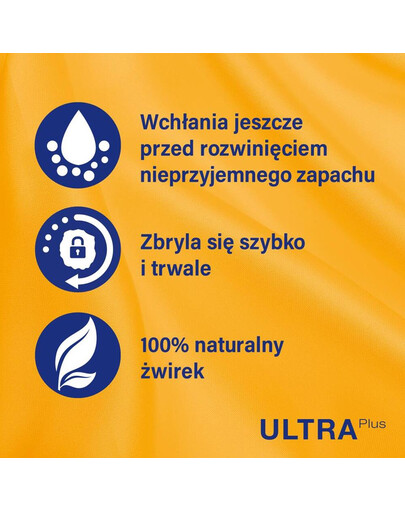 CATSAN Ultra Plus 15l hrudkující stelivo pro kočky