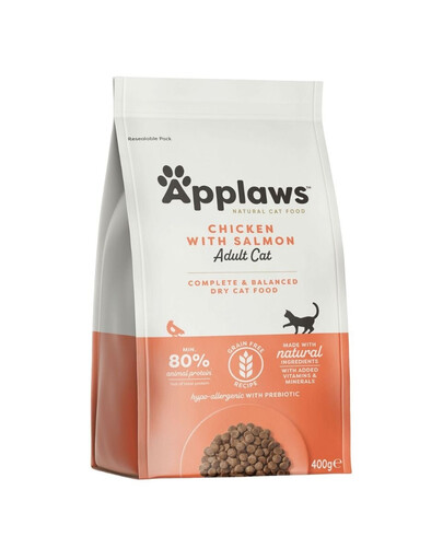 APPLAWS Chicken & Salmon granule pro kočku 400g