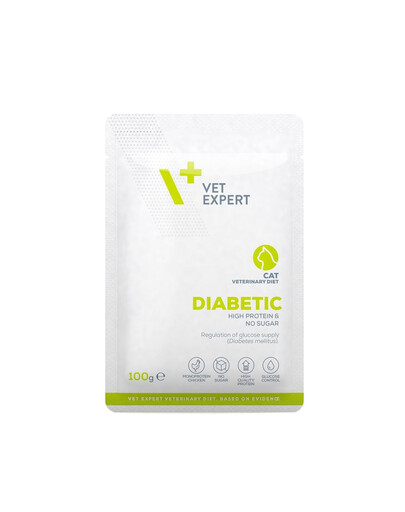 VET EXPERT Veterinary Diet Cat Diabetic pouch 100 g
