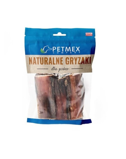 PETMEX Hovězí jícny Přírodní žvýkačka pro psy 100g