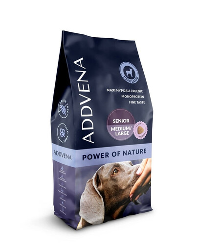 ADDVENA Power of Nature Senior medium&large 10 kg jehněčí pro starší střední a velké psy