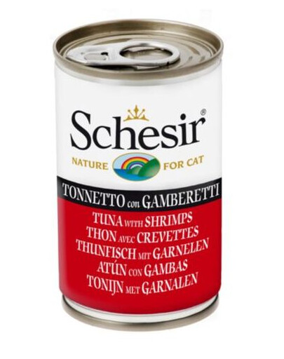SCHESIR Tuňák a krevety 140 g