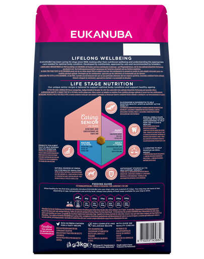EUKANUBA Caring Senior Medium Breed Chicken 3kg