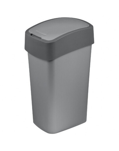 CURVER odpadkový koš, FLIP BIN, stříbrný/šedý, 50l