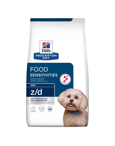 HILL'S Prescription Diet Canine z/d Mini Food Sensitivities 6 kg pro psy malých ras s citlivým trávicím systémem