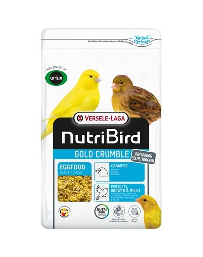 VERSELE-LAGA NutriBird Gold Crumble Canaries 1kg suché vaječné krmivo pro žluté kanáry