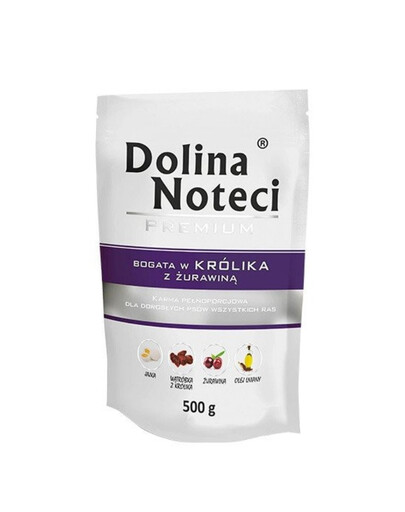 DOLINA NOTECI Premium bohatá na králíka s brusinkami 10 x 500 g