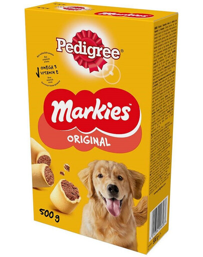 PEDIGREE Markies Original 6x500g křupavé sušenky pro dospělé pro psy
