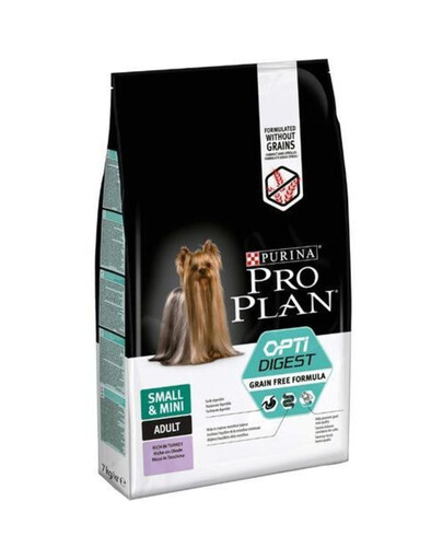 PURINA Pro Plan Small & Mini Adult OPTIDIGEST Grain Free krůta 7 kg