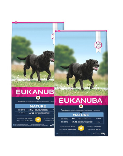 EUKANUBA Senior Large Breeds Chicken 2 x 15kg