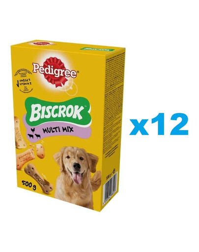 PEDIGREE Multi Mix Biscrok pamlsek pro psy 12x500 g
