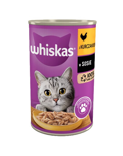 WHISKAS s kuřecím ve šťávě 400 g