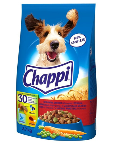 CHAPPI Hovězí a drůběž 2.7 kg