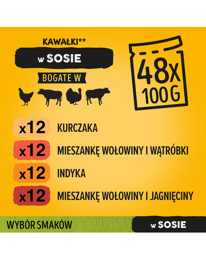 PEDIGREE Adult kapsa 12 x 100 g