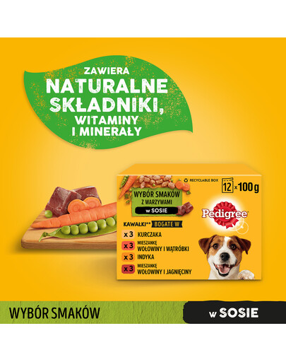 PEDIGREE Adult kapsa 12 x 100 g