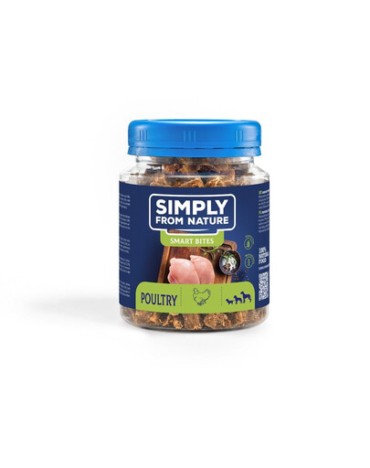 SIMPLY FROM NATURE Smart Bites Drůbeží tréninkové pamlsky 130 g