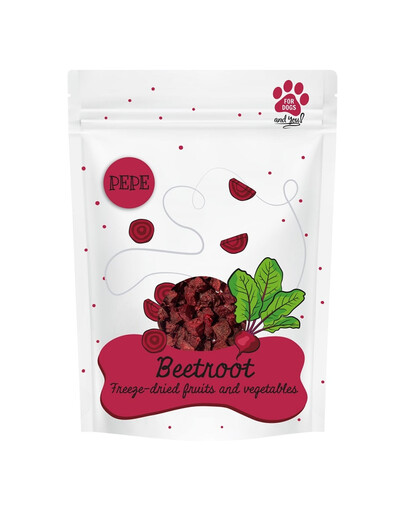 PAKA ZWIERZAKA PEPE Freeze-dried sušená červená řepa 25 g