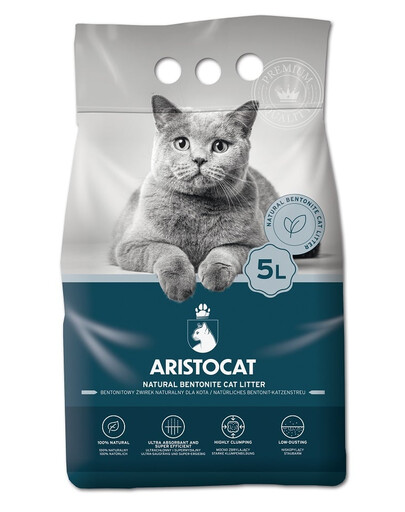 ARISTOCAT Bentonite Plus stelivo přírodní 5 l