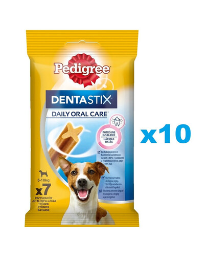PEDIGREE DentaStix (malá plemena) zubní pamlsek pro psy 70 ks - 10x110g