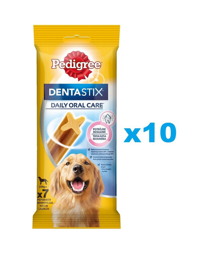 PEDIGREE DentaStix (velká plemena) zubní pamlsek pro psy 70 ks - 10x270g
