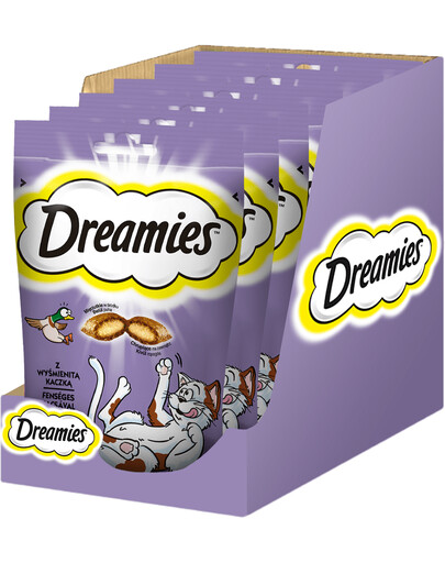 DREAMIES 6x60 g pochoutka s lahodnou kachnou pro vaši kočku