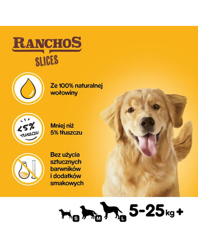 PEDIGREE Ranchos Slices 60g beef