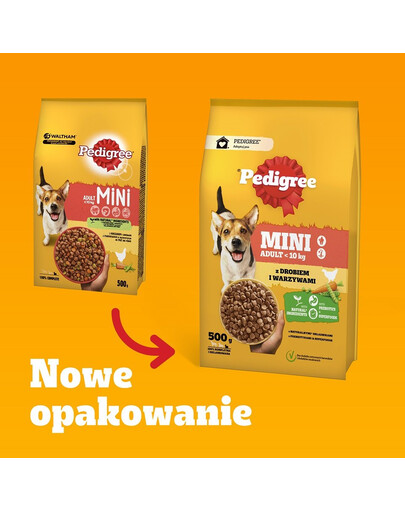 PEDIGREE Vital Protection Mini 2kg s kuřecím masem a zeleninou pro dospělé psy malých plemen