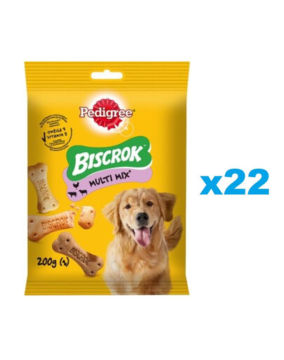 PEDIGREE Multi biscrok pamlsek pro psy 22x200 g