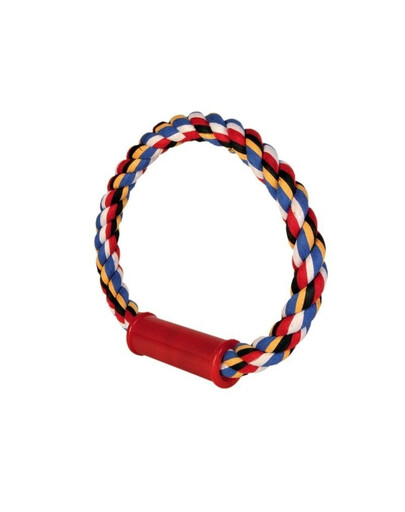 TRIXIE Bavlněný kruh s rukojetí, střední 30 cm