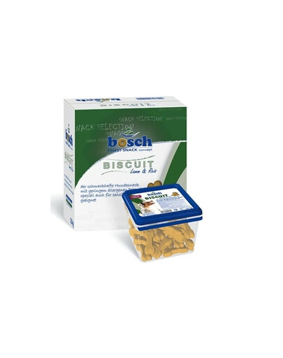 BOSCH Biscuit Lamb Rice 10 kg sušenky ve formě kostek pro psy