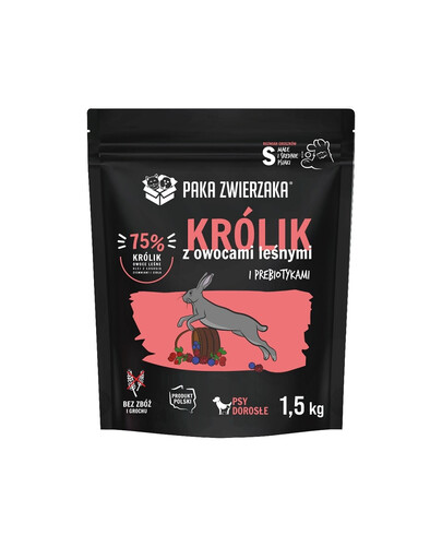 PAKA ZWIERZAKA Seventh Heaven S 1,5kg Králík s lesním ovocem